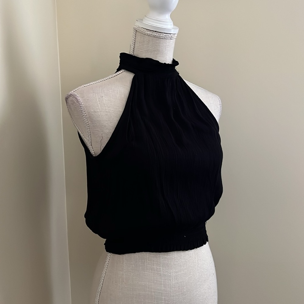 🆕 Angie Black Halter Top - Picture 3 of 10